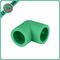 Gomito bianco/di verde di PPR del tubo, gomito di PPR 90 portata di lunga vita di dimensione di 20 - 110 millimetri